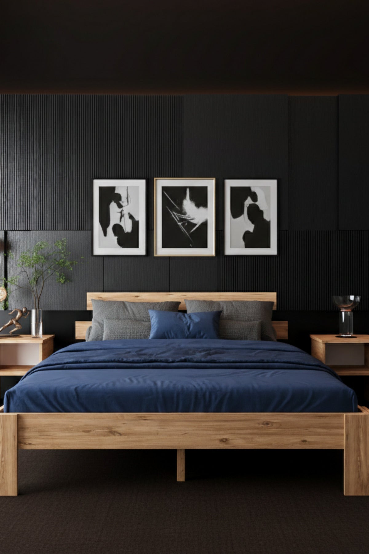 Lotus MDF Karyola 180x200 Atlantik Çam