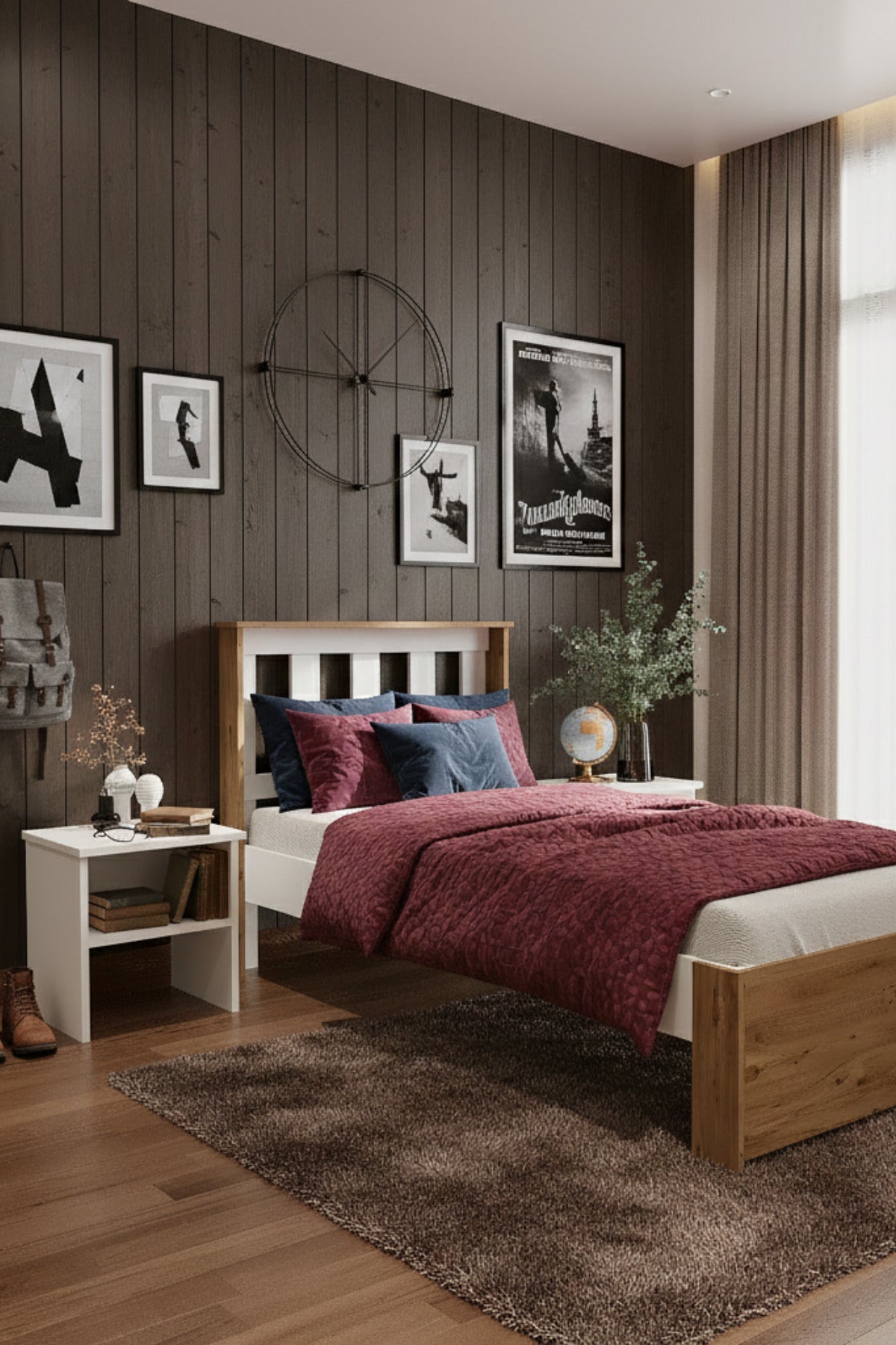 Stark MDF Karyola 180x200 Atlantik Çam