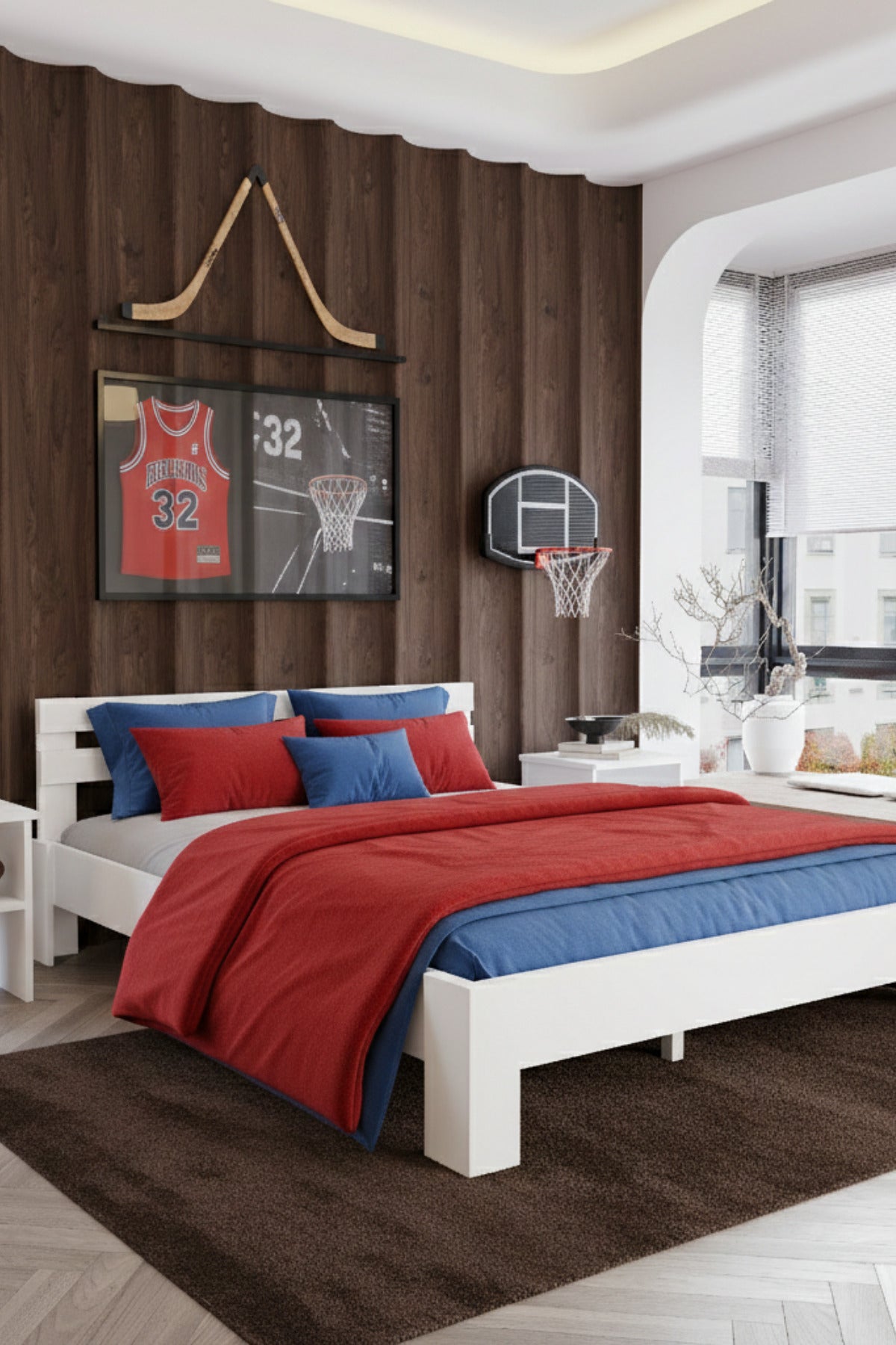 Letto MDF Karyola 200x200 Beyaz