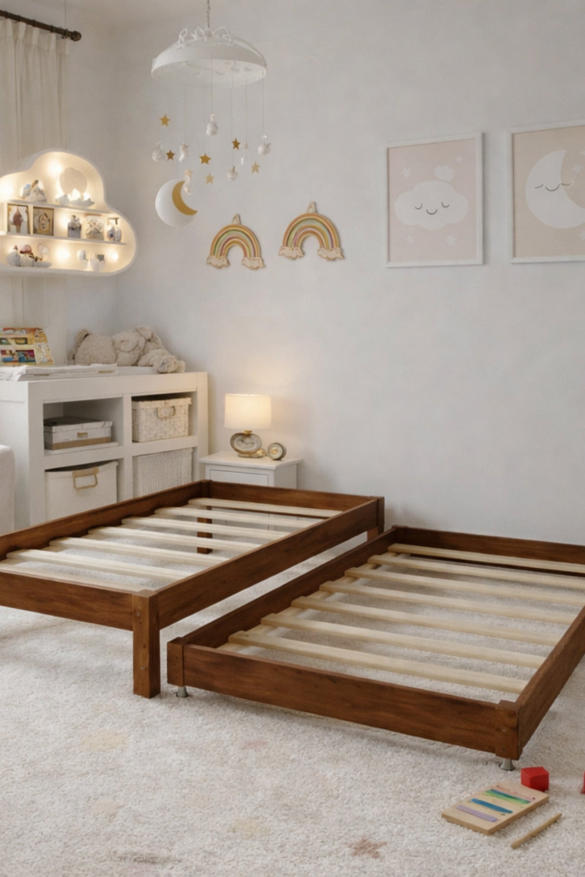 Canvas Model Masif Ahşap Karyola