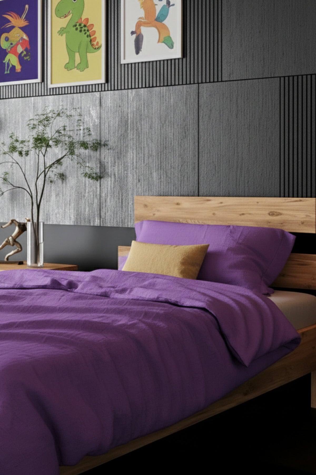 Lotus MDF Karyola 90x190 Atlantik Çam