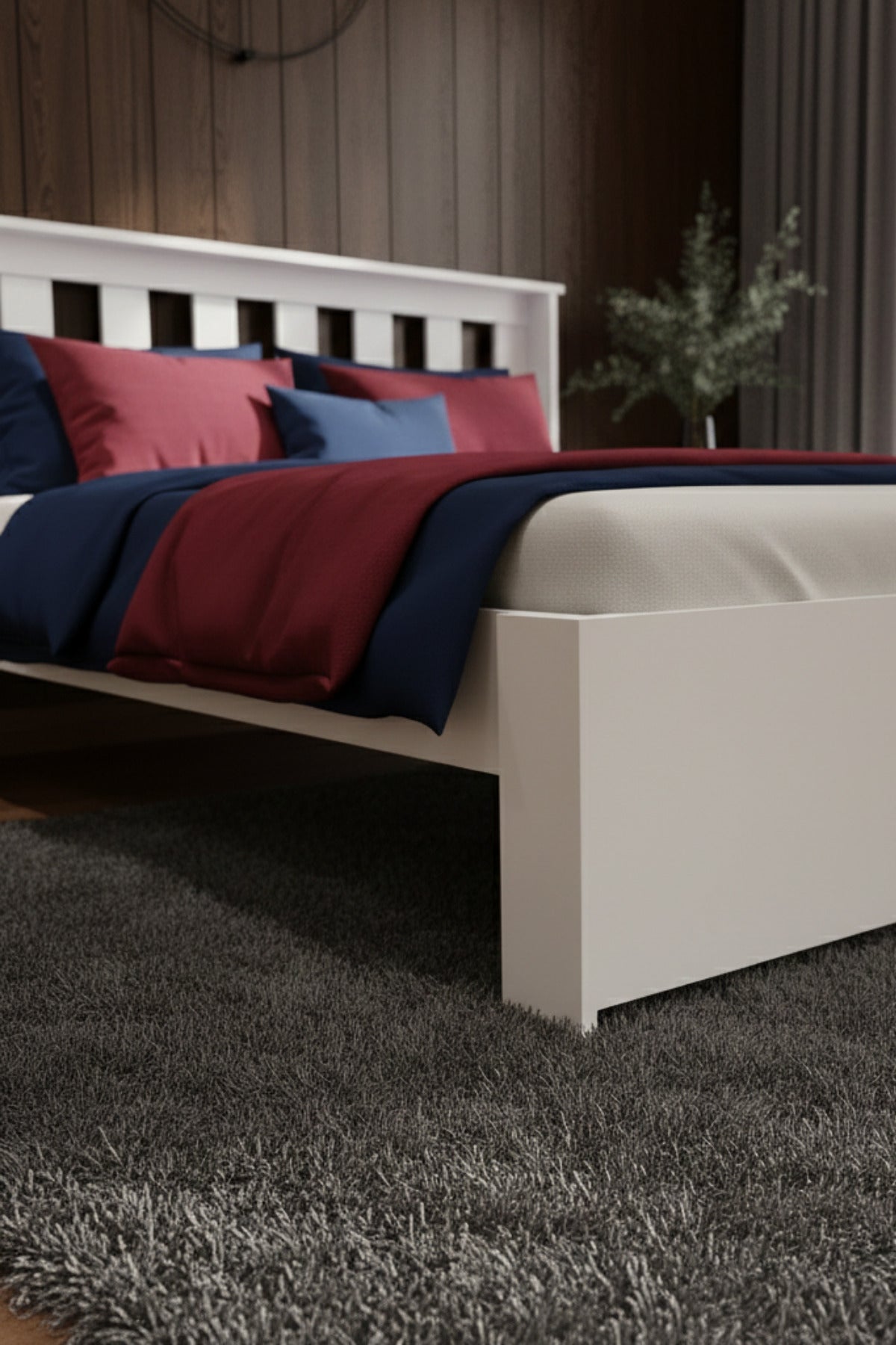 Stark MDF Karyola ve 2 Komodinli Set