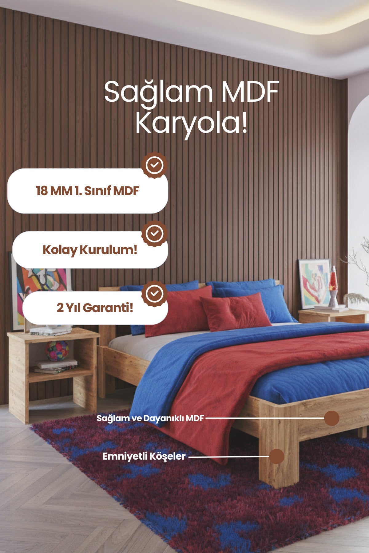 Letto MDF Karyola