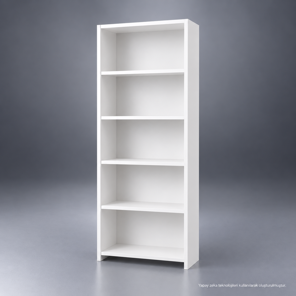%100 MDF 5 Raflı Kitaplık