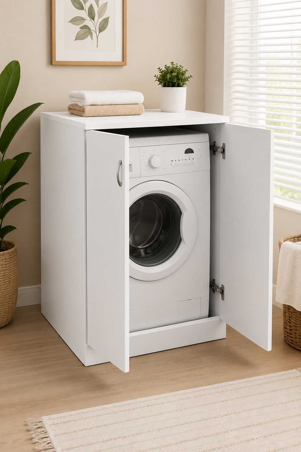 %100 Mdf Çamaşır Makinesi Dolabı