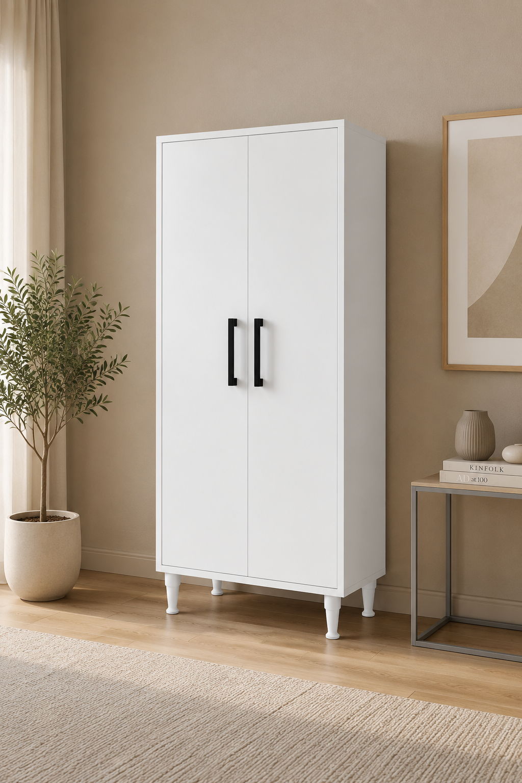 %100 Mdf Çok Amaçlı Kiler Banyo Mutfak Dolabı