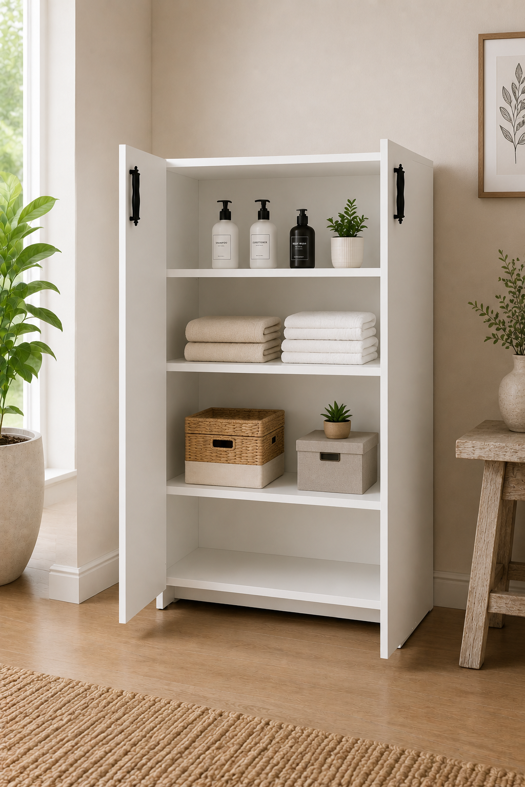 %100 Mdf Çok Amaçlı Dolap Mutfak & Hol & Banyo & Balkon & Ofis