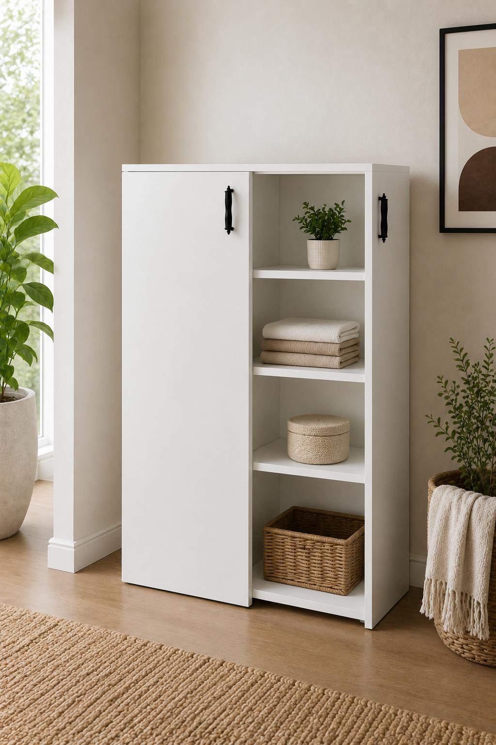 %100 Mdf Çok Amaçlı Dolap Mutfak & Hol & Banyo & Balkon & Ofis