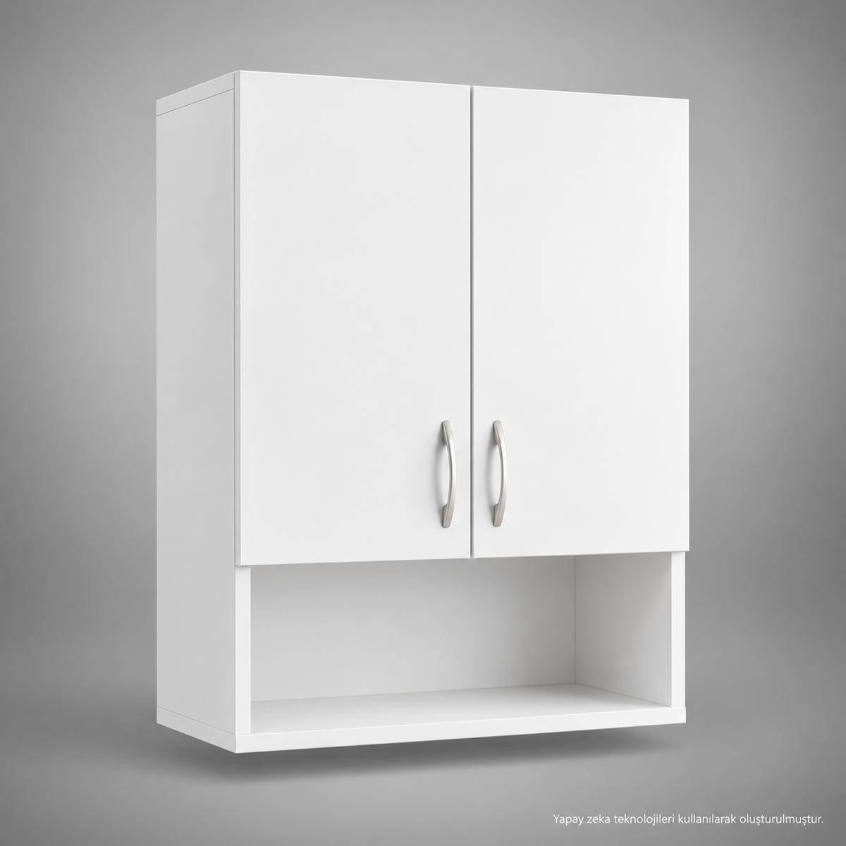 %100 MDF Çok Amaçlı Banyo Duvar Dolabı Kiler Dolabı