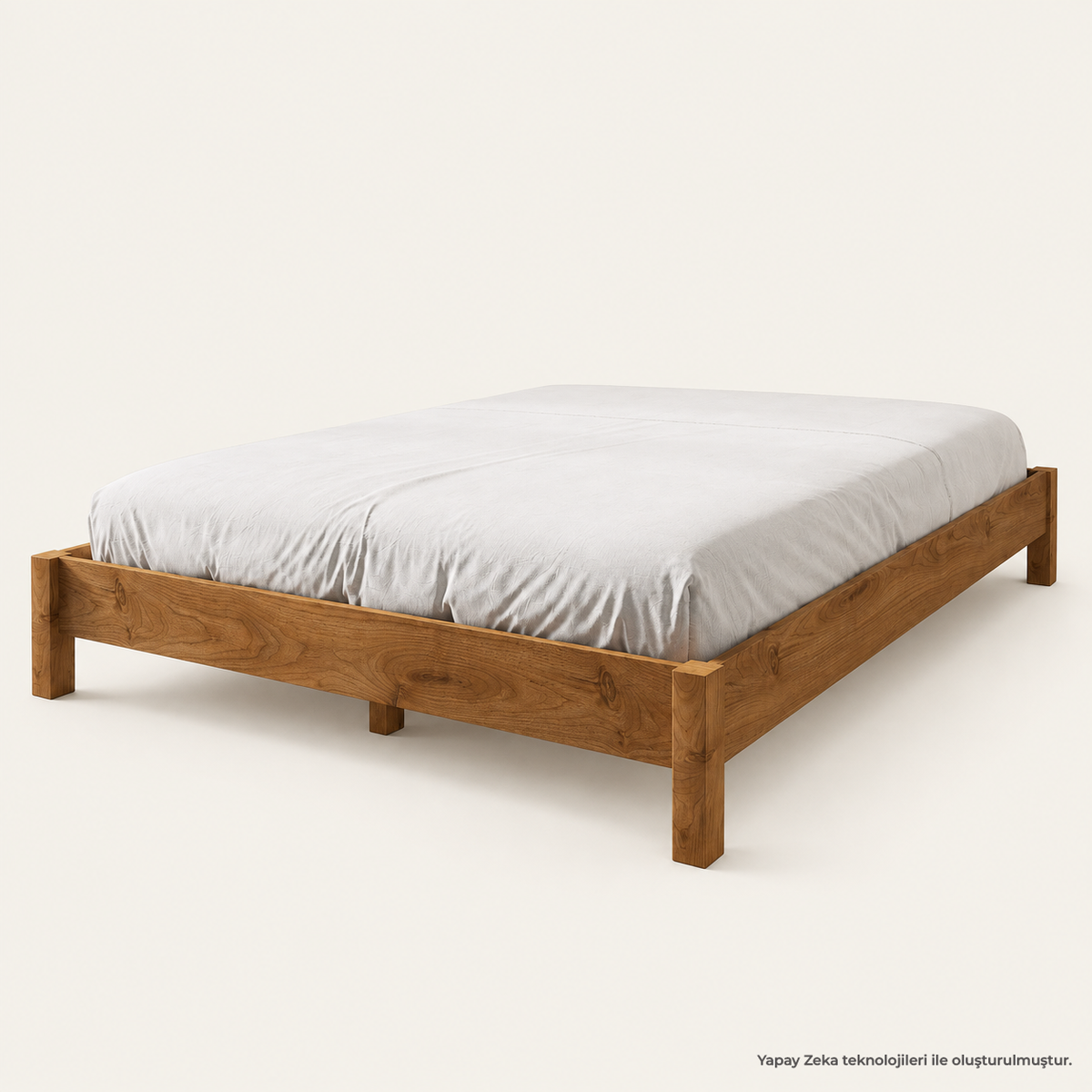 Loft Model Masif Ahşap Karyola