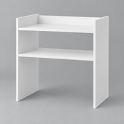 Renazzo beyaz MDF tezgah üstü mikrodalga fırın rafı 54x30x50 cm