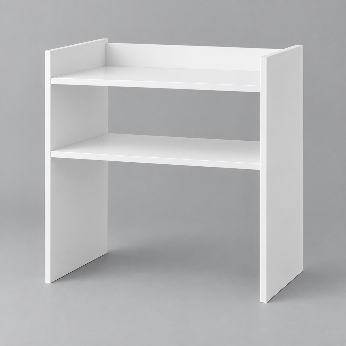 Renazzo beyaz MDF tezgah üstü mikrodalga fırın rafı 54x30x50 cm