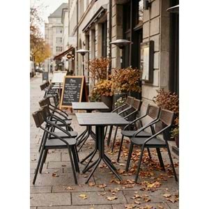 Renazzo Alba Modern Bahçe Sandalyesi - Renkli Dış Mekan Sandalyesi