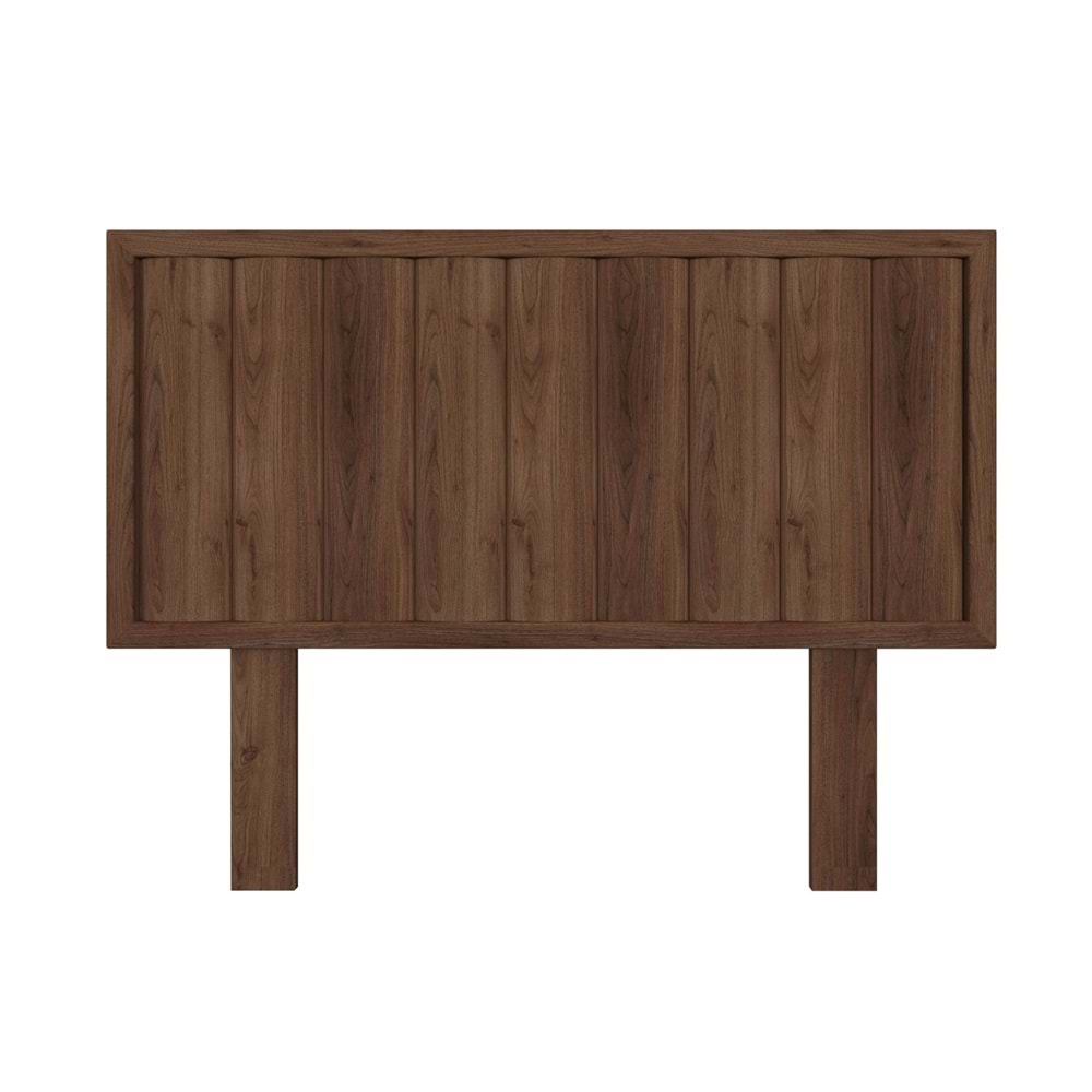 Hüma Model Ceviz Renk Ahşap Tek Başlık ( DİKEY )