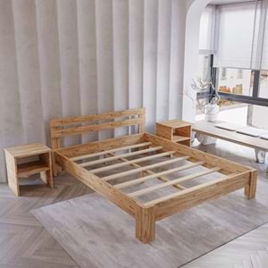 Letto Atlantik Mdf Karyola | Tek Ve Çift Kişilik Yatak Uyumlu, Kolay Kurulum
