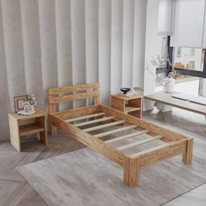Letto Atlantik Mdf Set Karyola | Tek Ve Çift Kişilik Yatak Uyumlu, Kolay Kurulum
