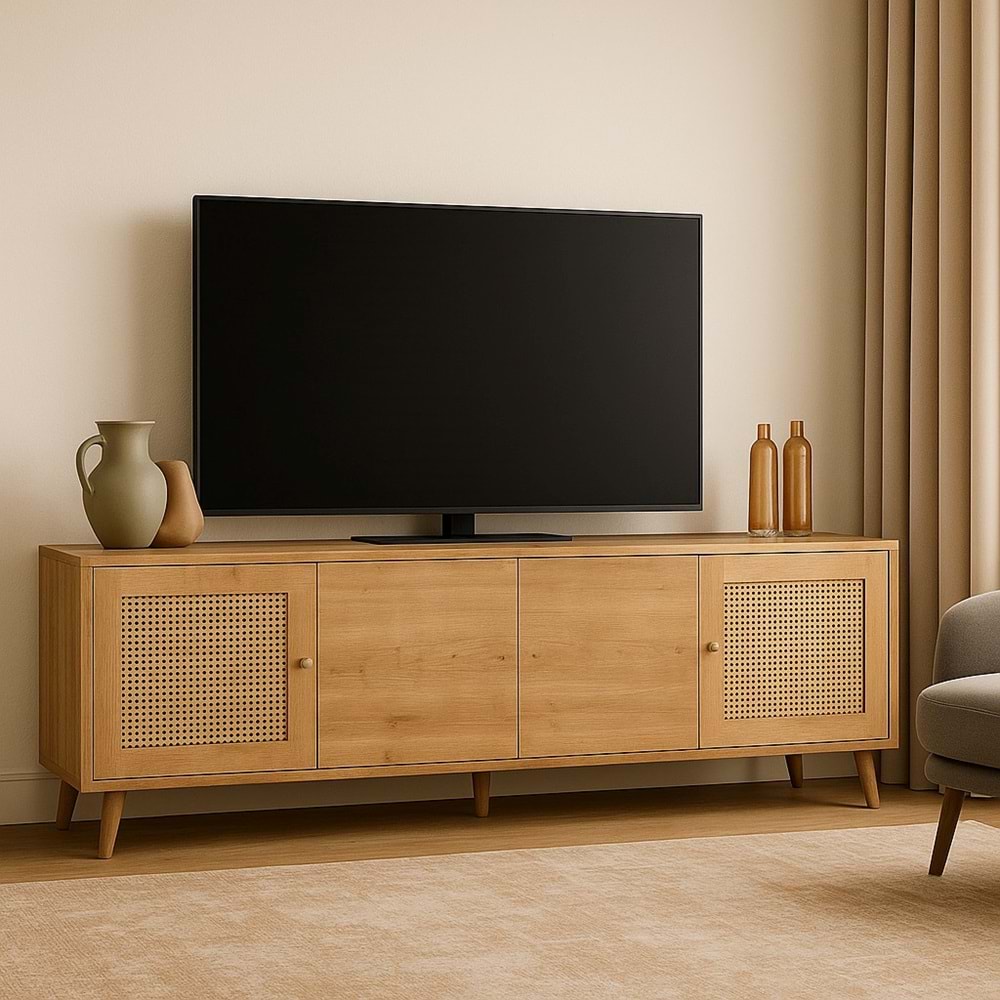 % MDF Prime Wood Hazeran TV Ünitesi