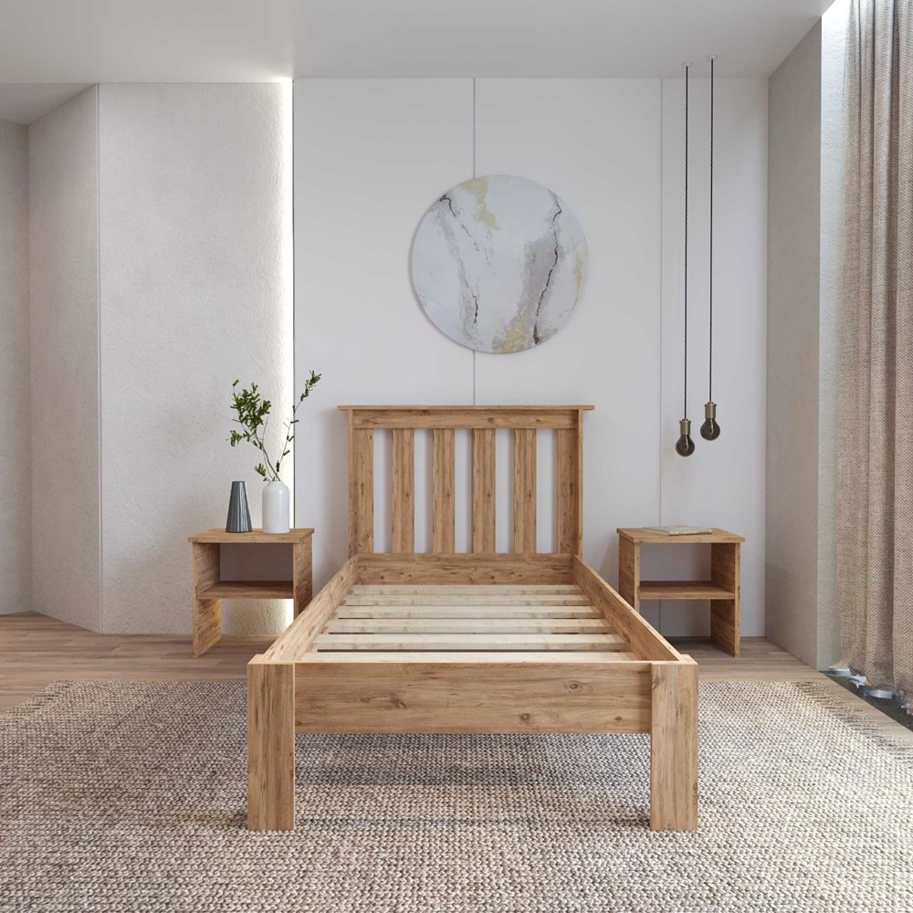 Shark New Atlantik MDF Karyola | Kolay Kurulum