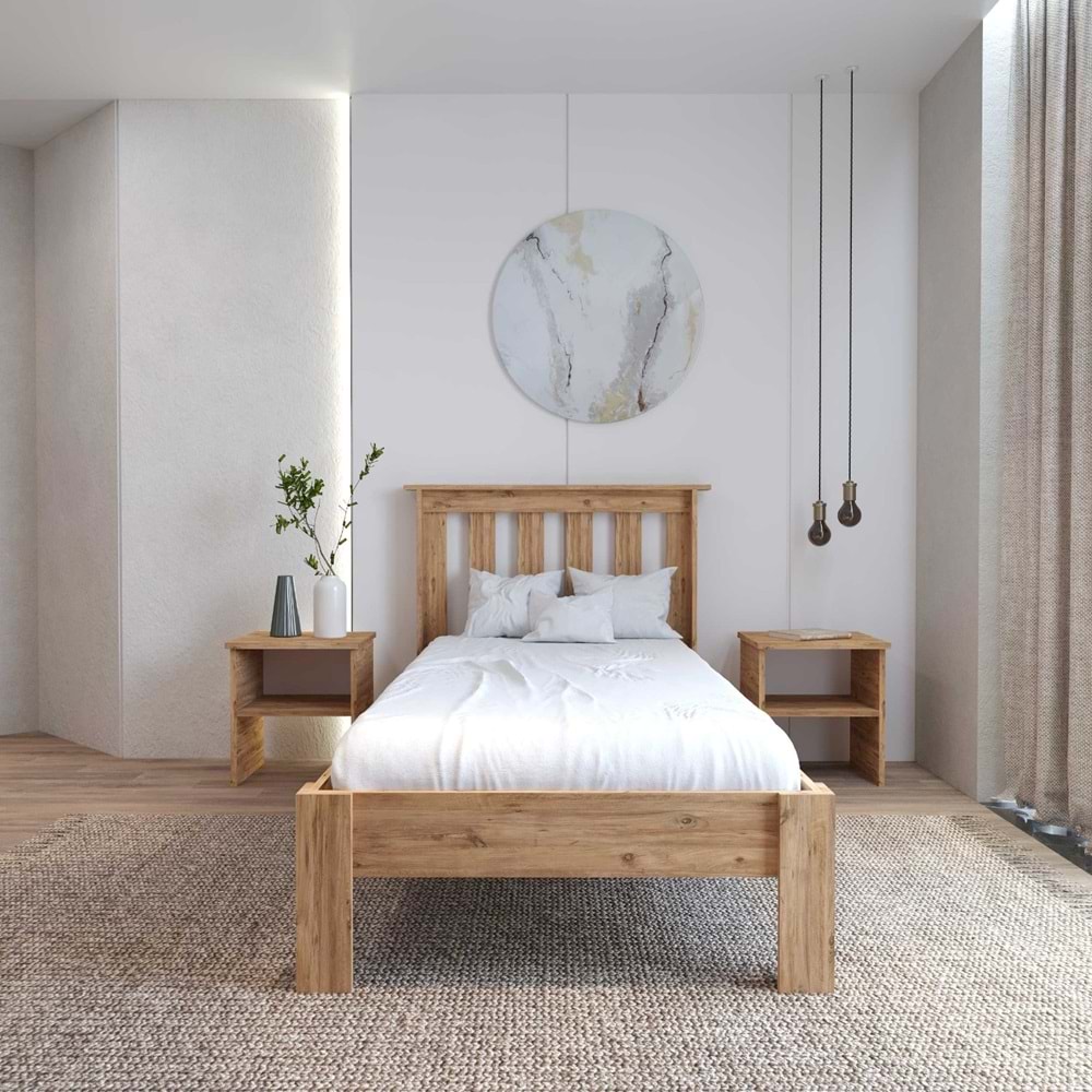 Shark New Atlantik MDF 2 KMDN Set Karyola | Kolay Kurulum