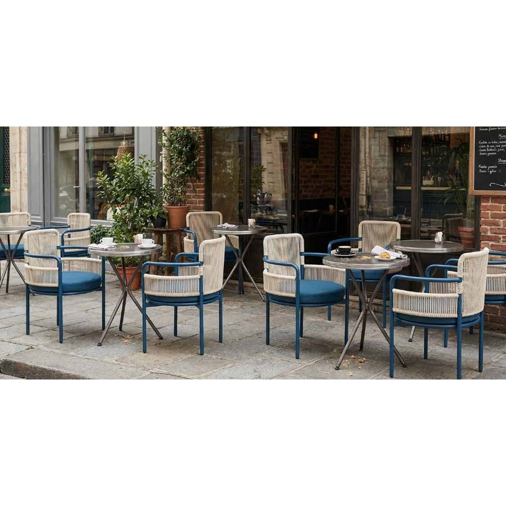 Renazzo Sorenta | Cafe & Restaurant İplik Örgü Dış Mekan Sandalyesi