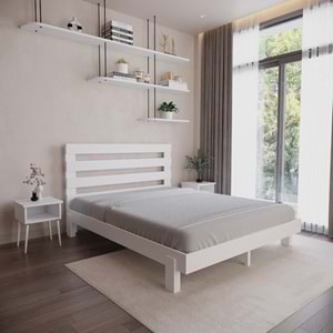 Urban New Model Modern Masif Ahşap Karyola