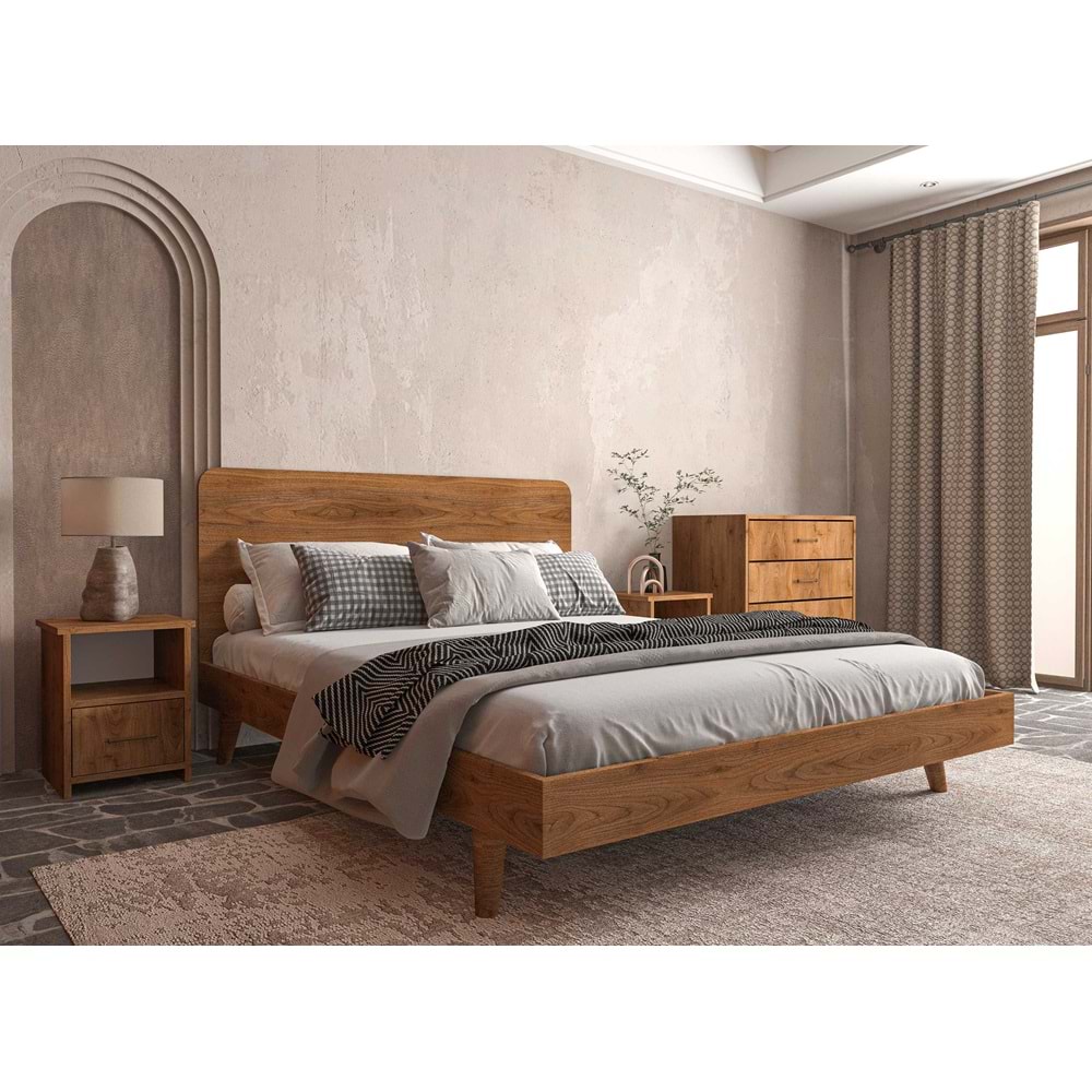 Softwood Ceviz Yatak Odası Seti
