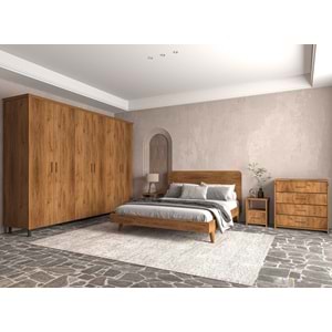 Softwood Ceviz Yatak Odası Seti