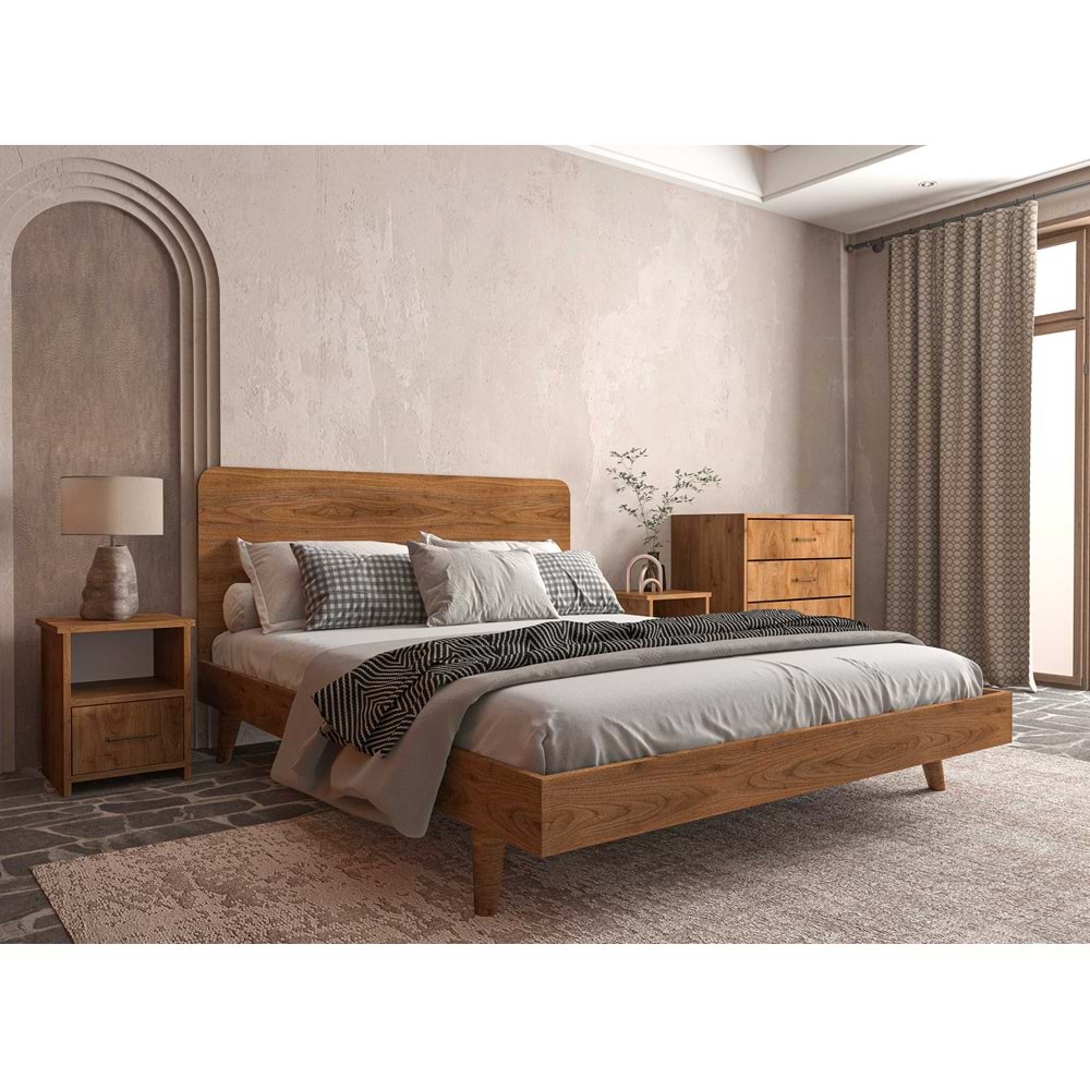 Softwood Ceviz Yatak Odası Seti